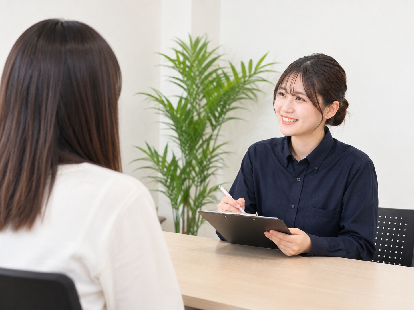 採用面接中の様子